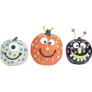 Skum Monster Pumpkin Decorating Craft Kit -12 - H?ndv?rk til b?rn og sjove hjemmeaktiviteter