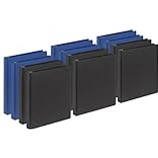 Samsill 1 tommer dokumentopbevaringsbinding lavet i USA FSC 100% genvundet spånplade runde ring 3 ring bindemiddel 12 pakke diverse