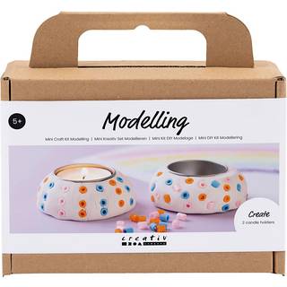 Mini DIY Kit til Lysestager - Kreativ Modellering