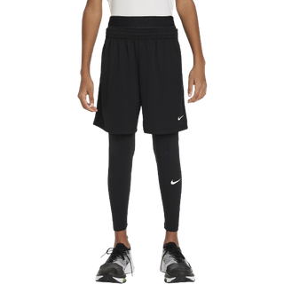Nike Dri-Fit Pro Tights Junior - Str. S, Holdbare Løbetights med Forstærkede Knæ