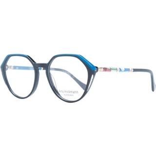 Ana Hickmann AH6467 P01 51 Briller Kvinder Black - Black Top Blue Laminate - 51mm