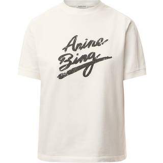 Anine Bing Jaylin Toppe & T-Shirts A-08-10524 Ivory (LARGE)