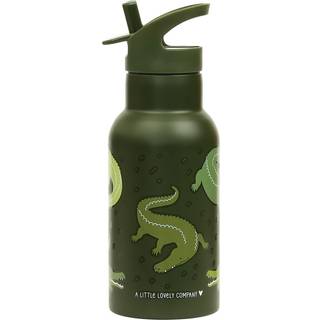 A Little Lovely Company Stainless steel drink bottle: Crocodiles