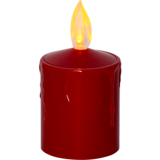 Star trading - LED Gray Light Paula - 11,5 cm - Rød