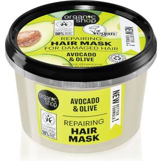 Organic Shop Avocado & Olive Genoprettende hårmaske 250 ml - 250 ml