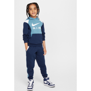 Nike Air-fleecesæt med pullover og bukser til mindre børn - blå - 4