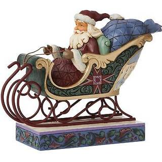 Enesco Jim Shore Heartwood Creek Santa i Sleigh Event Figurine