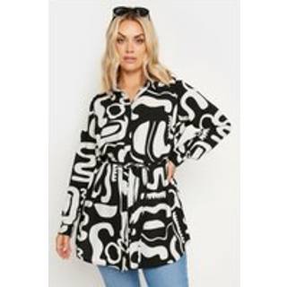 Yours Curve Yours Curve Limited Collection Abstrakt Tryk Longline Skjorter