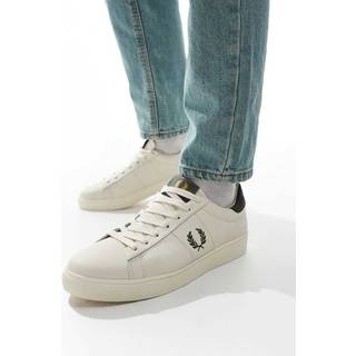 Fred Perry Herren Sneaker weiß Glattleder