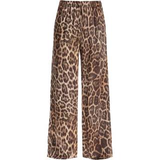 Stella McCartney Leopard-print pajama pants - brown - 4 XS