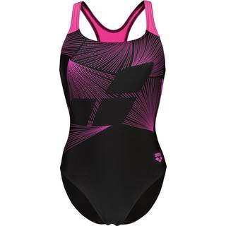 Arena badedragt til damer - Lights - Sort/pink