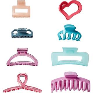 Scunci af Conair 8 Piece Claw Clips Set - Claw Clips til tykt hår - Hårtilbehør til kvinder - Pastelfarver