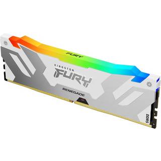 Kingston FURY Renegade DDR5-8400 - 24GB - CUDIMM til Intel - CL40 - Single Channel (1 pcs) - Intel XMP - Hvid