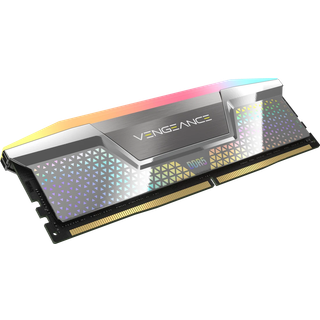 Corsair Vengeance RGB DDR5-8400 - 48GB - CUDIMM til Intel - CL40 - Dual Channel (2 pcs) - Intel XMP - Sølv med RGB