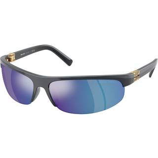 Miu Miu MUA02SF Asian Fit 19Y10K 68 Solbriller Kvinder Grå - Metallic Grey - 68mm