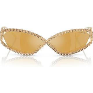 Swarovski Kvinde SK7024 40047P Optiske stel Metal Guld Brun Geometrisk Spejlet