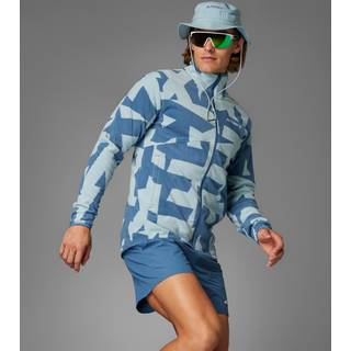 Terrex Multi Printed Full-Zip Fleece jakke - Magic Grey / Wonder Steel