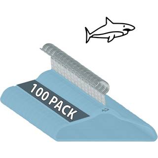 Forenkle 100 Pack Kids fl?jlsb?jler | Slim | Ikke-glidende design | Rumbesparelse | B?rne t?j | Skjorter | Bukser | Kjoler | Baby b?rnehave | LAC
