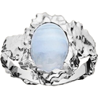 Gudinde Ring Blonde Agat Maanesten - Ring i dansk design - 45