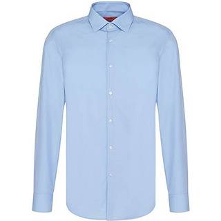 HUGO Herren Hemd blau Slim Fit
