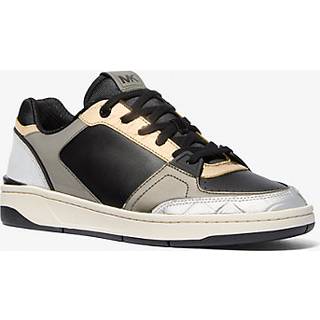 MK Rebel Color-Block Leather Trainers - Black - Michael Kors - EU 44.5