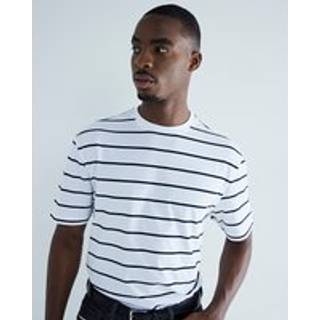 River Island River Island White Slim Fit Stripe Mixed T-Shirts 3 Pack