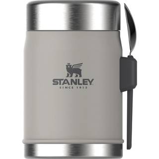Stanley Classic Legendary Food Jar + Spork frokostkasse med gaffel Ash 400 ml - 400 ml