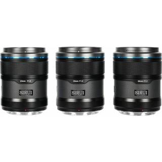 Sirui Sniper Kit 23mm, 33mm + 56mm F1.2 Carbon black Fujifilm X