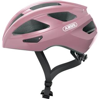 ABUS Hjelm Macator i Shiny Rose M - Inkluderer Fluenet, Plads til Hestehale, Justeringsmuligheder og Aftageligt Visir
