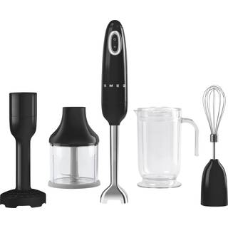 Smeg - Smeg Hand Blender With Accessories Black - Køkkenmaskiner og miksere - Sort