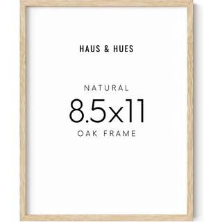 Haus og nuancer 8,5 x 11 billedramme - certifikatrammer 8,5 x 11 træramme ramme 8,5x11 billedramme 8,5x11 ramme Naturlig træramme 8,5 x 11 ramme