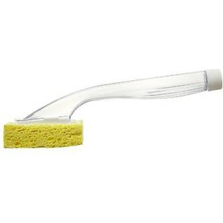 Arrow Home Products Dish Sponge med s?be dispenserh?ndtag - Fillable Dish Wand til hurtig praktisk reng?ring - lavet i USA - Let at genopfylde in
