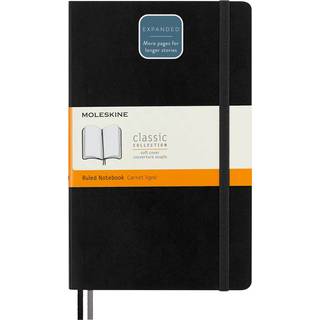 Moleskine Clas. S Notesbog | Exp. | Linj. | Sort