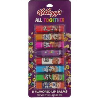 Smag skønhed 8-pakkekager og fløde variation aromatiseret læbebalsam