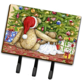 """" Caroline's Treasures Christmas Teddy Bears med træbånd eller nøgleholder CDCO0415th68 Triple """"