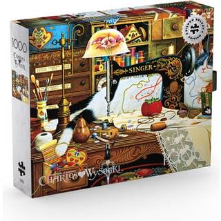 Buffalo Games - Charles Wysocki - Maggie The Messmaker - 1000 Piece Jigsaw -puslespil til voksne, der udfordrer puslespil perfekt til spilaftener
