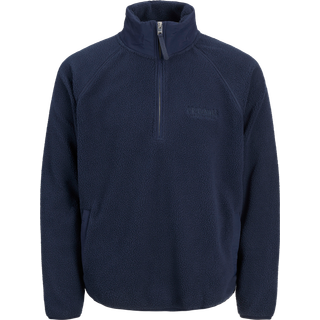 Plus Size Ensfarvet Fleecesweatshirt