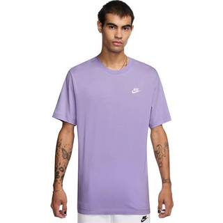 Nike Crew Neck Club T Shirt Purple