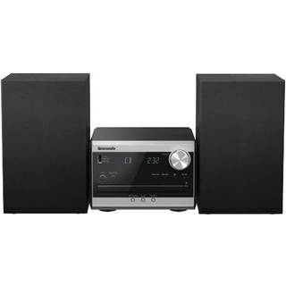 Panasonic SC-PM272EG micro stereoanlæg (CD,BT,FM/DAB+ radio) | Sølv