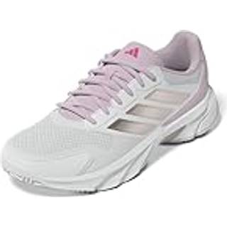Courtjam Control 3 Tennis sko - Cloud White / Silver Metallic / Lucid Pink - 38 2/3