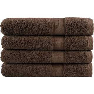 saunahåndklæder SOLUND 4 stk. Premium 80x200 cm 600 g/m2 brun