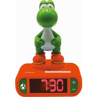 Nintendo Super Mario Yoshi Digitalt Vækkeur med Natlampe
