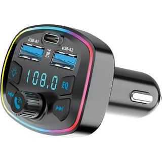 Forever Bluetooth / FM transmitter til Bilen med USB-C / USB port