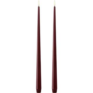 Ester & Erik Led-lys 2-pak 40 Cm - LED-lys Voks Deep Wine - L40-44/2