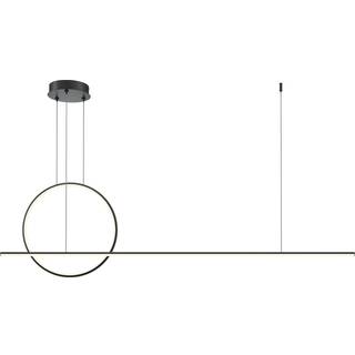 Dæmpbar LED-pendel Halo med farveskift og fjernbetjening