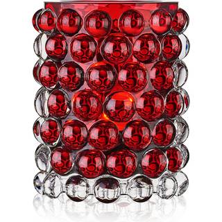 Skogsberg & Smart - Hurricane boule minivase 11 cm rød - Lanterner - RØD