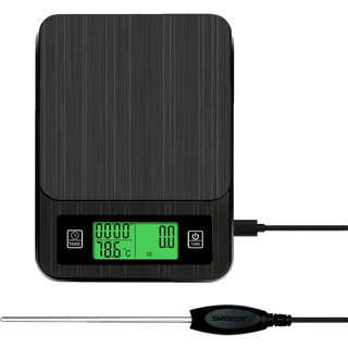 Køkkenvægt med Termometer 3kg - Digital