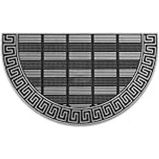 Visker BH 110 Græsk nøgle halvhjul skridsikker, ekstern, intern, gummibelagt - sølv 40x70 cm