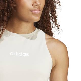 Essentials Linear Slim Cotton tanktop - Black / White - 2XS