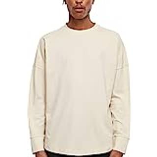 Build Your Brand BY198 Oversized Cut On Sleeve Longsleeve Sand S